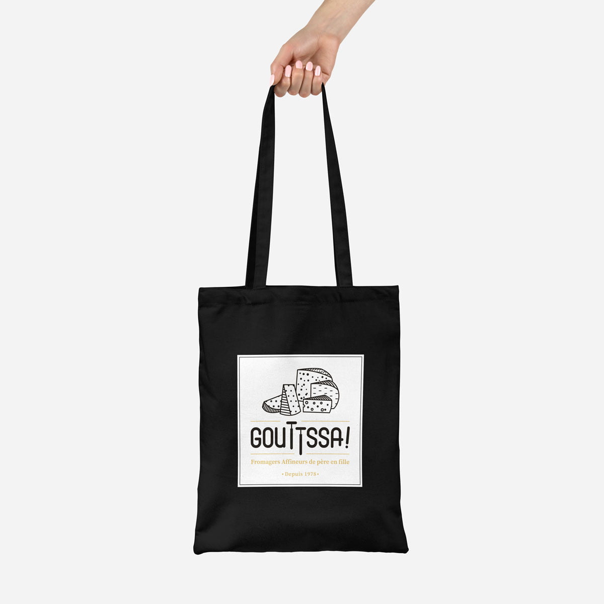 gouttssa totebag black