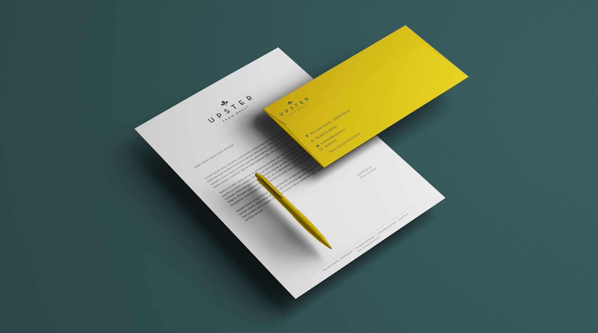 UPSTER lettre enveloppe 1