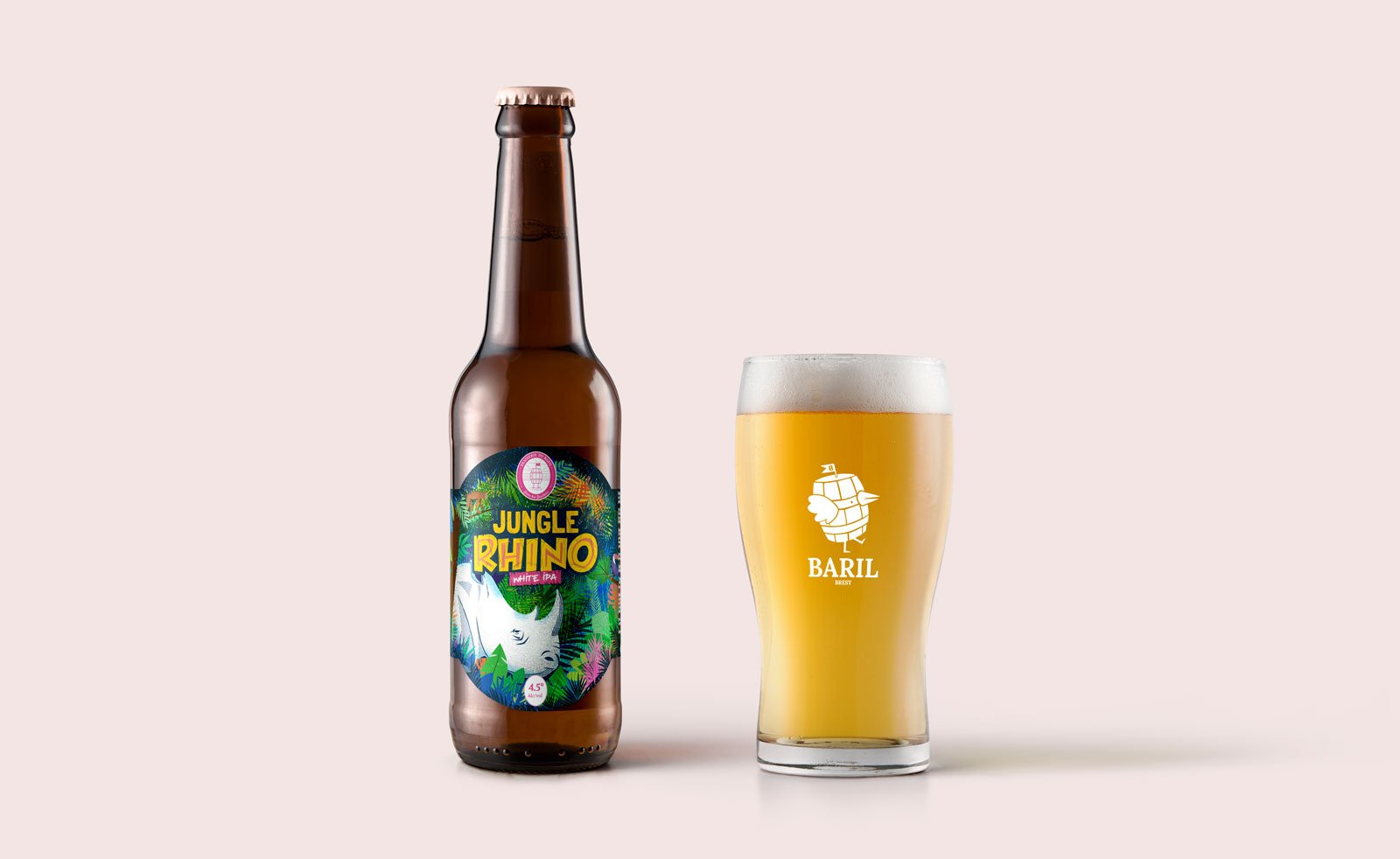 beer Blonde Bottle RHINO