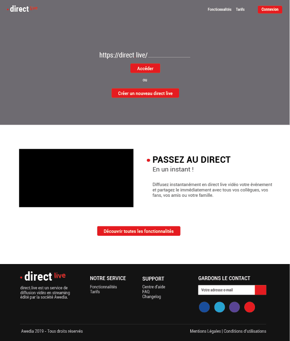 Direct Live old interface1