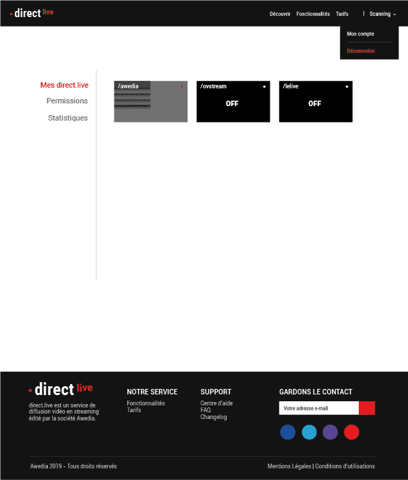 Direct Live old interface11