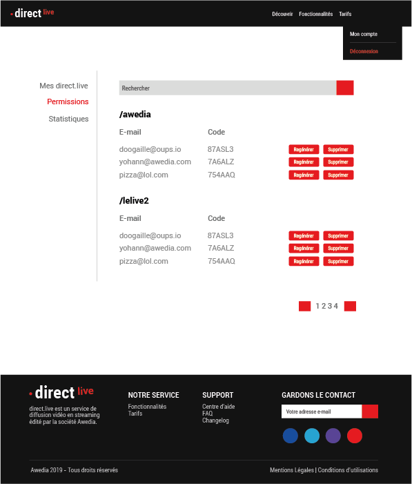 Direct Live old interface15