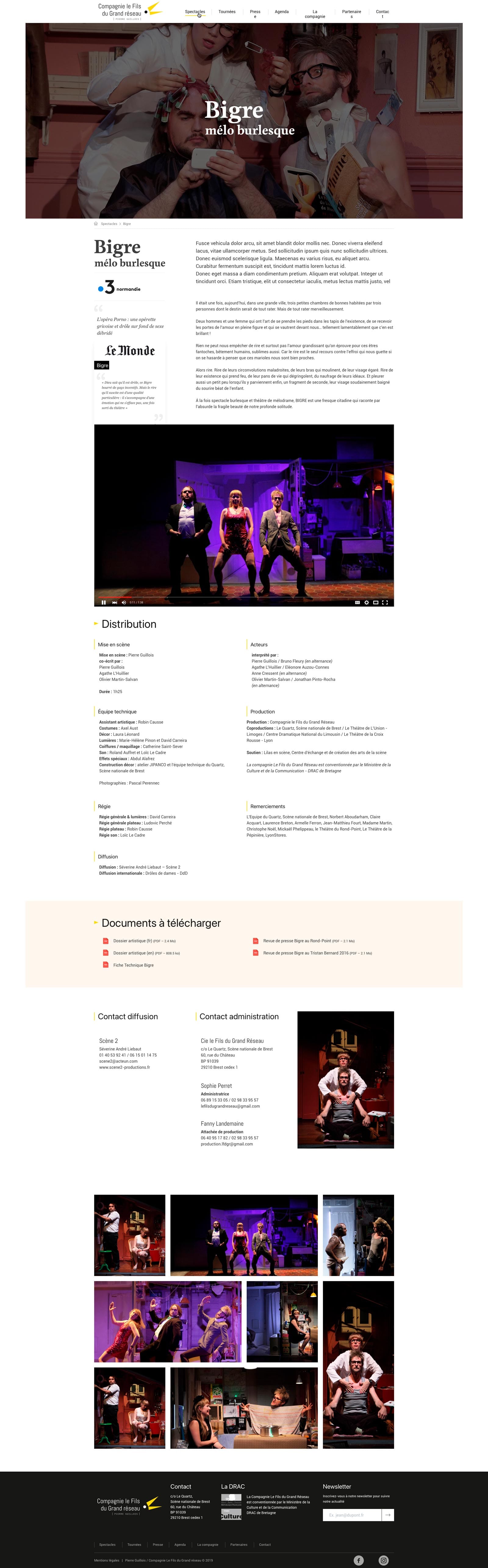 Pierre Guillois Spectacle