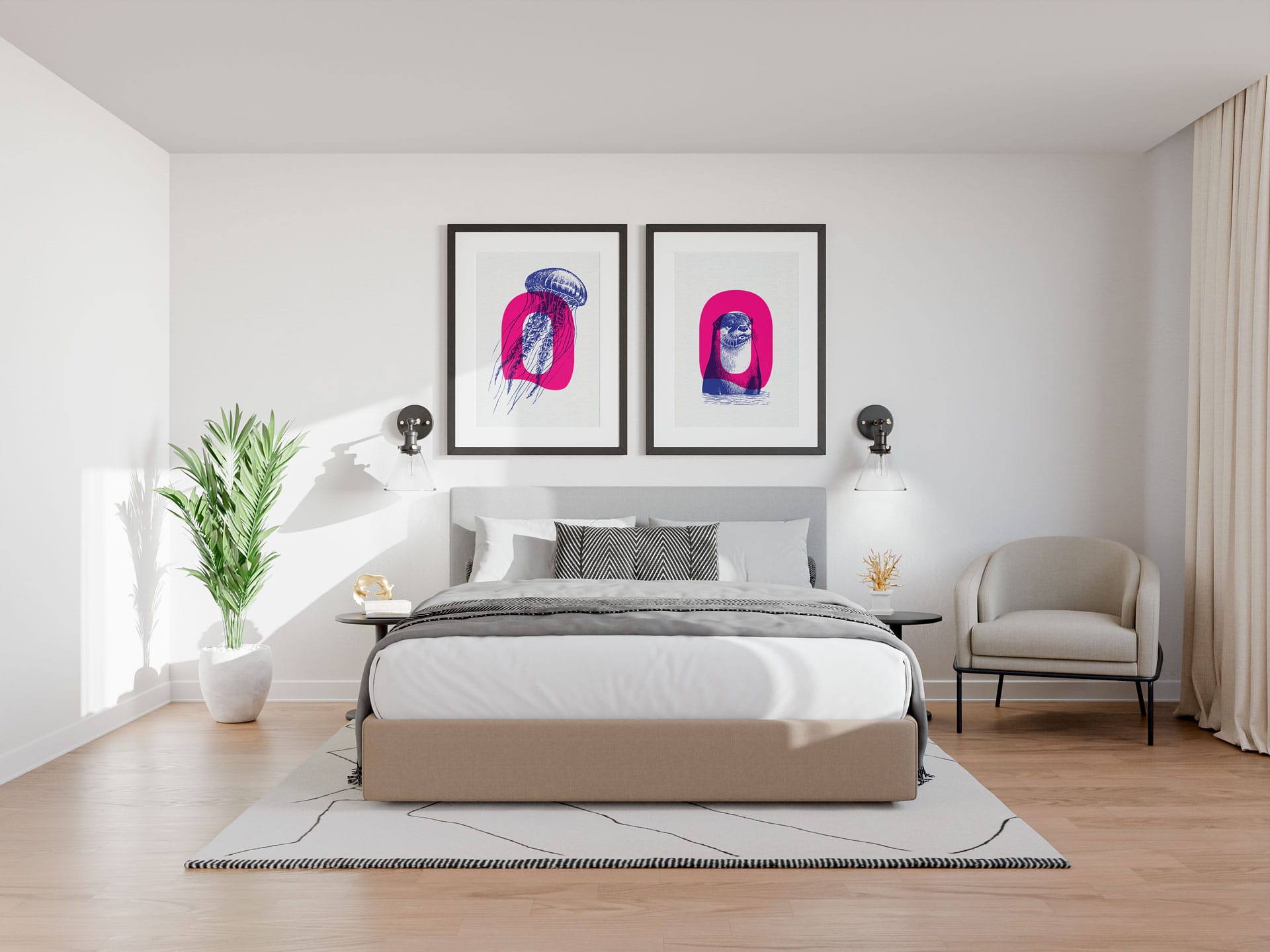 Oceanoposter bedroom 30x40