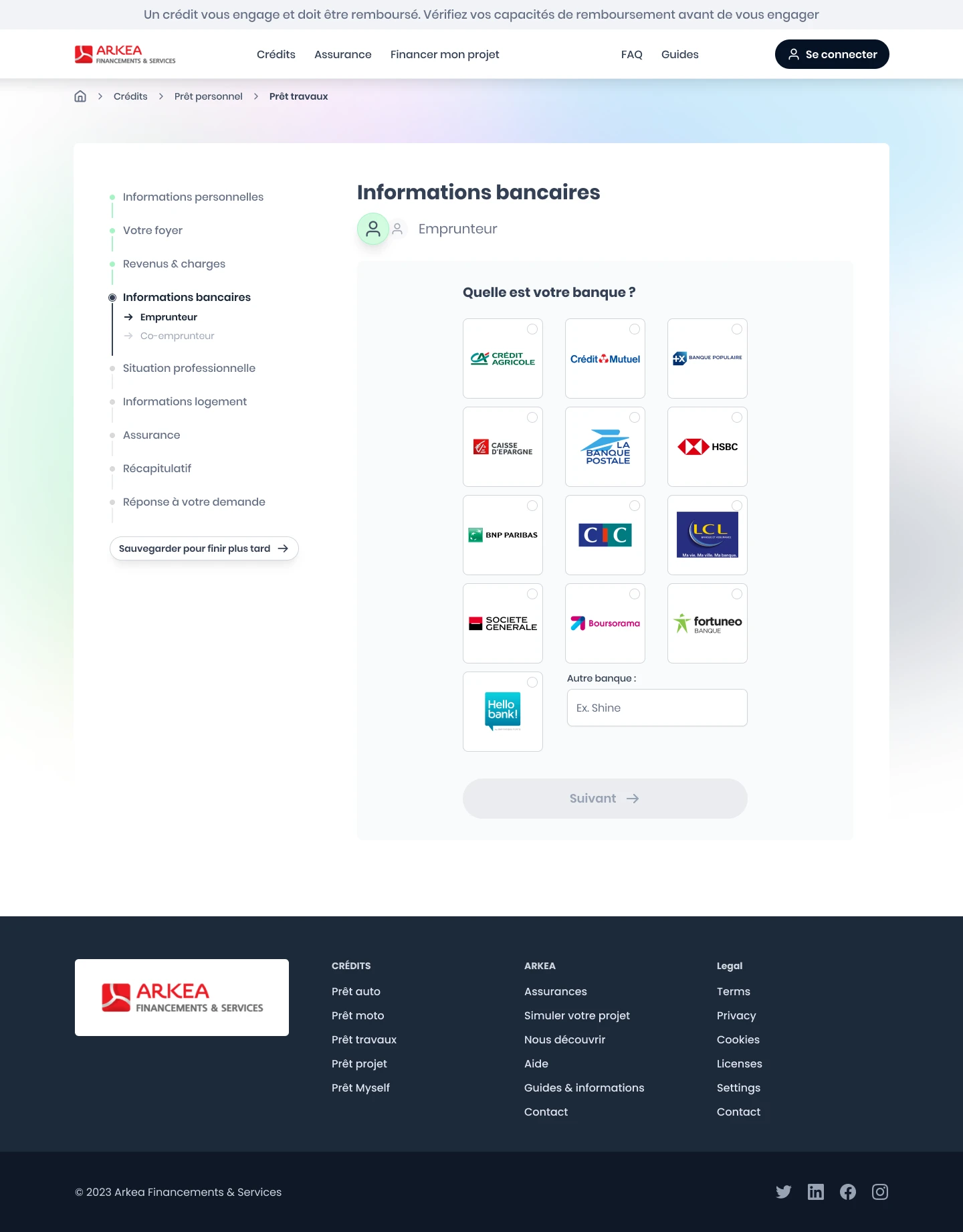 arkea infos bancaires