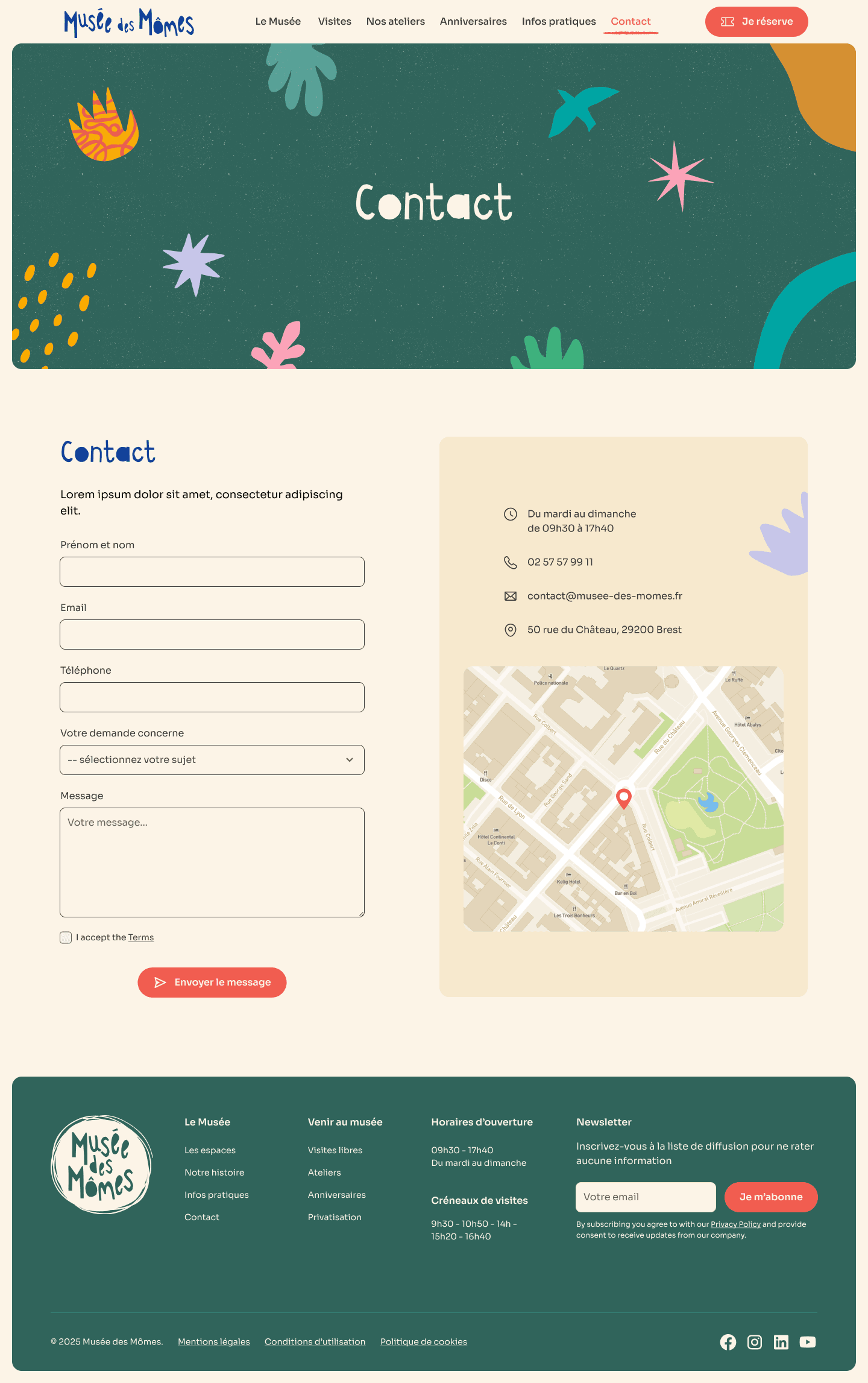 Musée des Mômes - CONTACT